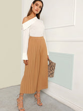 Load image into Gallery viewer, Pleated Panel Wide Leg Pants