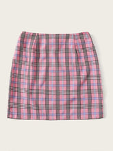 Load image into Gallery viewer, M-Slit Tartan Print Skirt