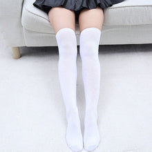 Load image into Gallery viewer, Women Knit Cotton Over The Knee Long Socks Thigh High Stocking Socks